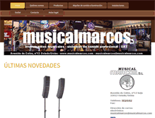 Tablet Screenshot of musicalmarcos.com